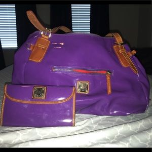 Dooney & Bourke Shoulder Purse w/ matching Wallet